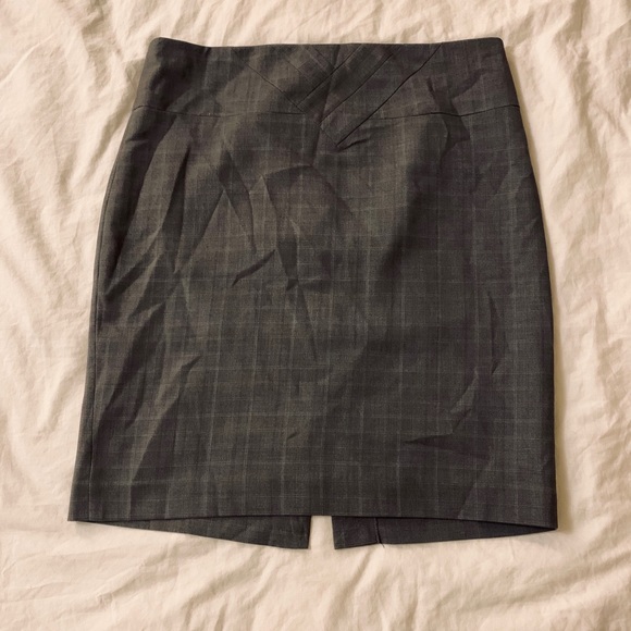 Plaid Pencil Skirt - Picture 1 of 2